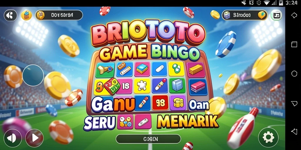 Tampilan gameplay menarik BRIOTOTO yang seru dan interaktif.