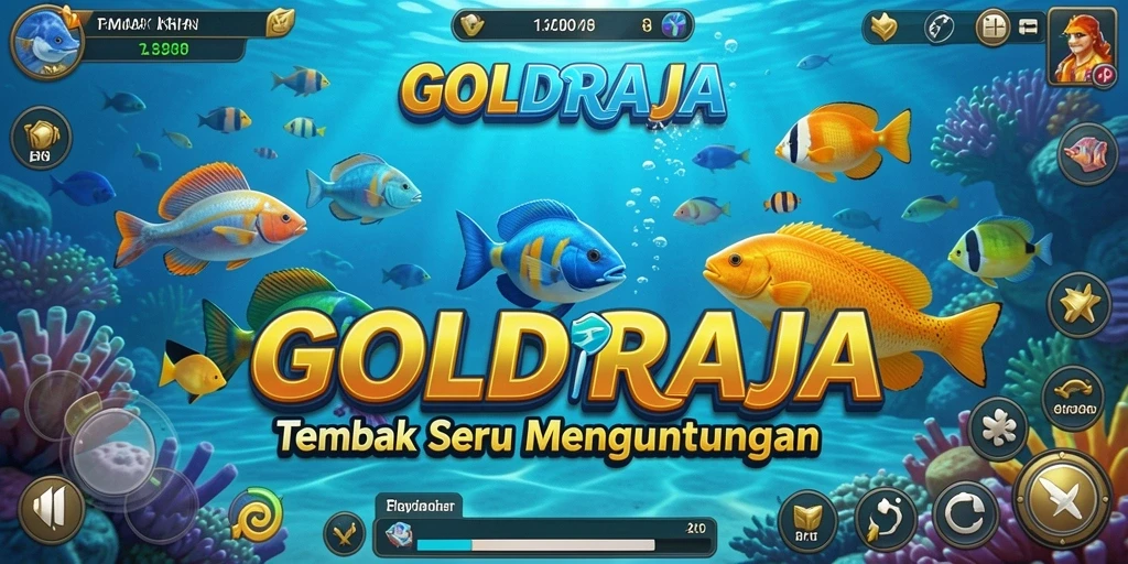 Tampilan gameplay GOLDRAJA yang seru dan penuh tantangan.
