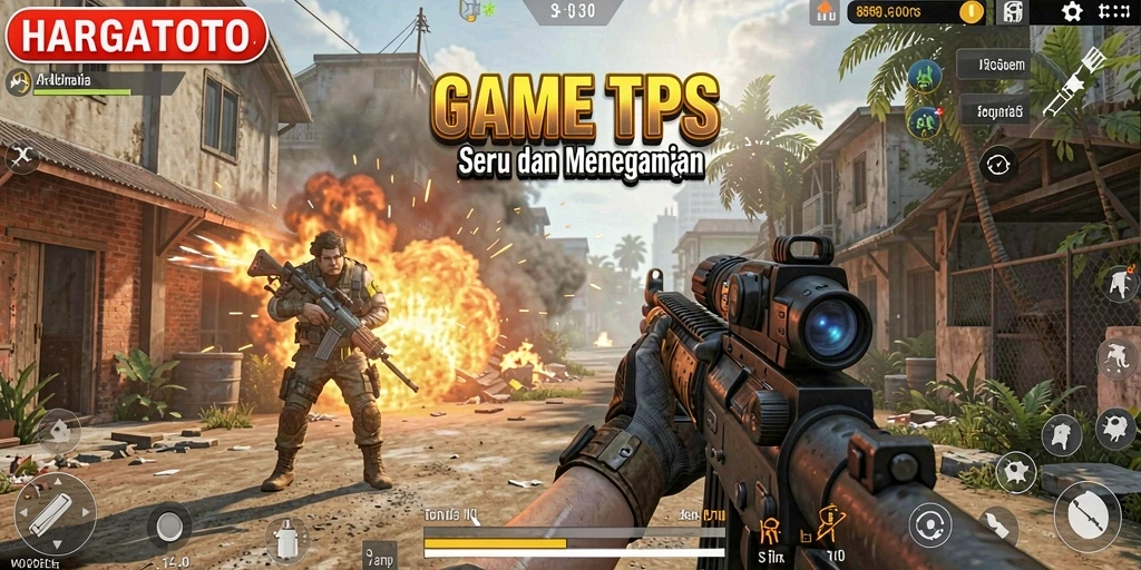 Gameplay seru HARGATOTO dengan aksi tembak-menembak yang mendebarkan.