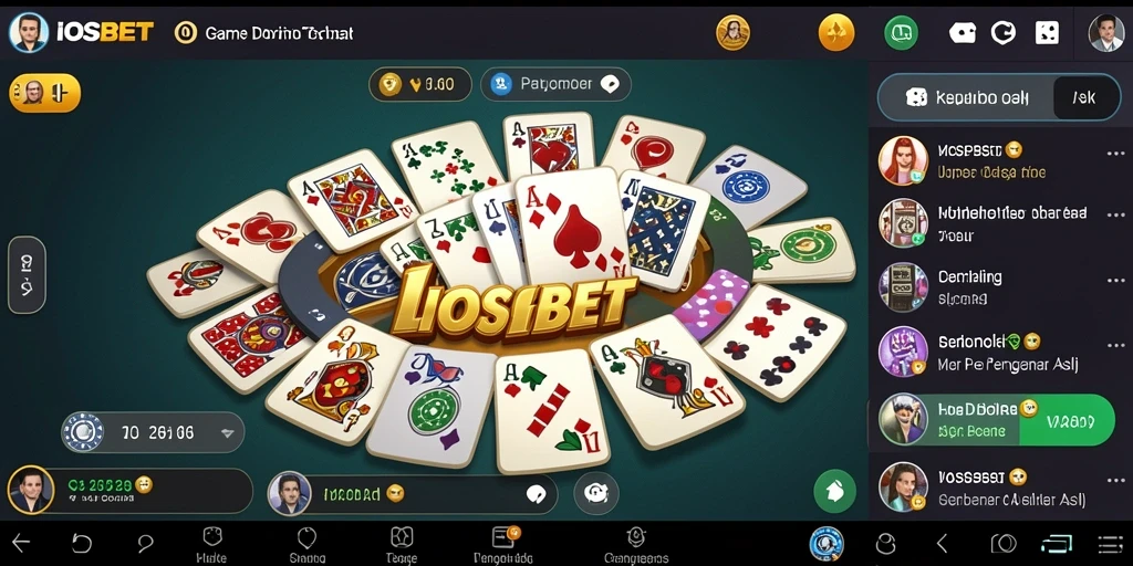 Tangkap layar gameplay Domino yang menarik di IOSBET.