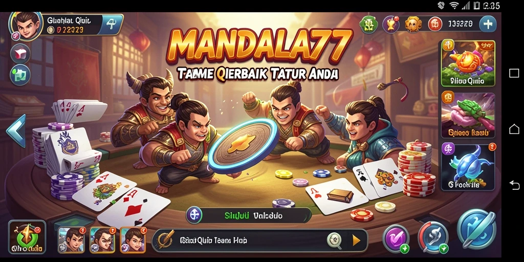 Tampilan gameplay QiuQiu yang memikat dan mendebarkan.