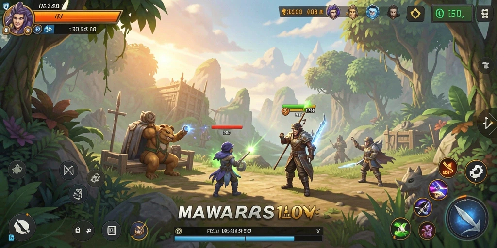Tampilan gameplay seru dalam dunia terbuka MAWARSLOT.