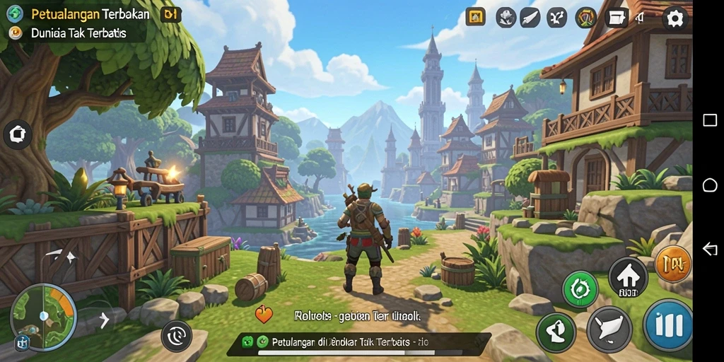 Gameplay RDI88 yang memukau dalam dunia terbuka.