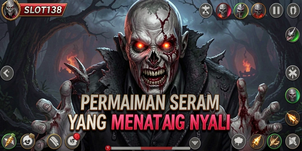 Gameplay SLOT138 yang mencekam dengan suasana Horror yang kental.