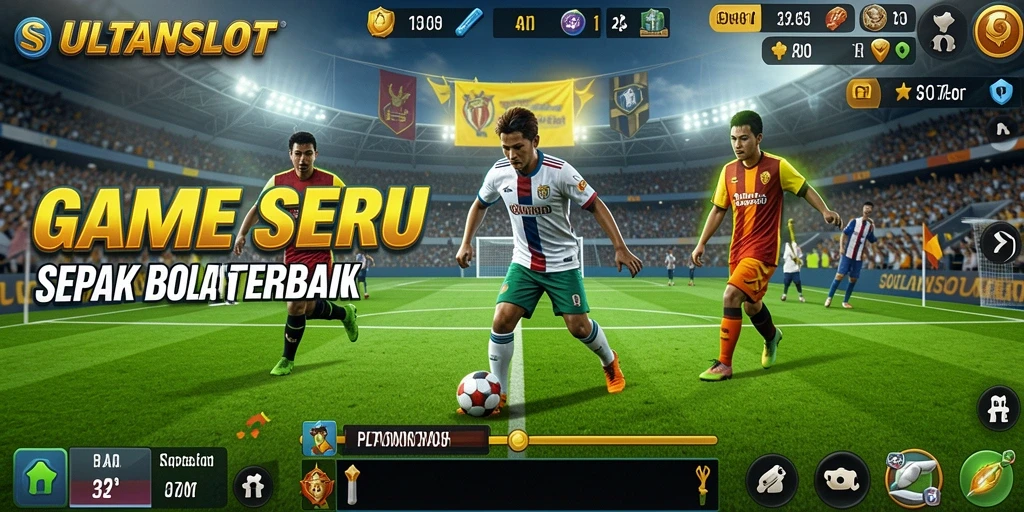 Screenshot gameplay SULTANSLOT yang menampilkan aksi seru di lapangan.
