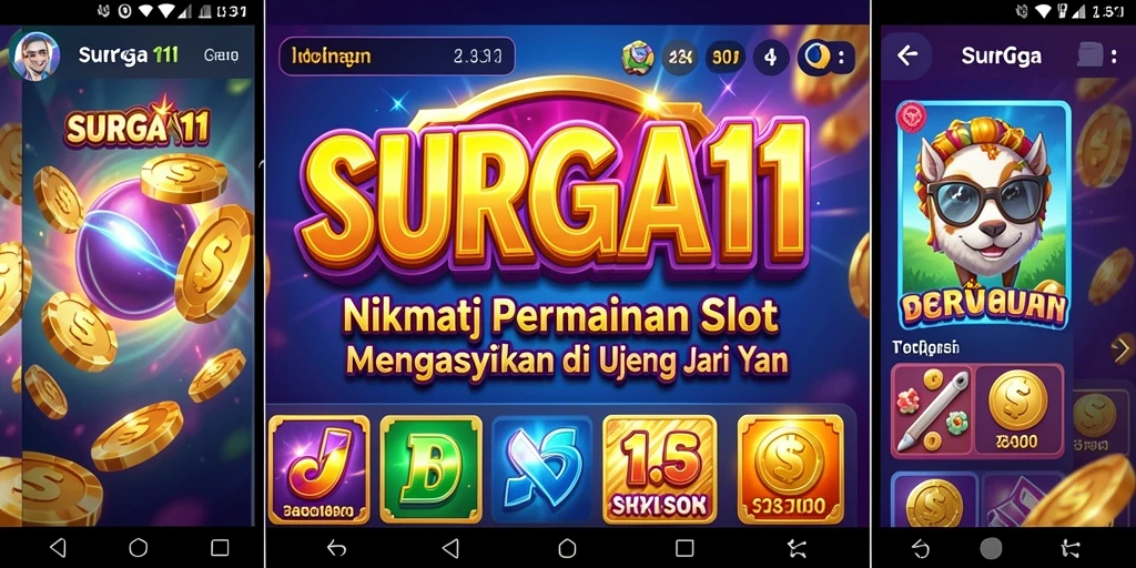 Tampilan menarik dari gameplay Slot di SURGA11.