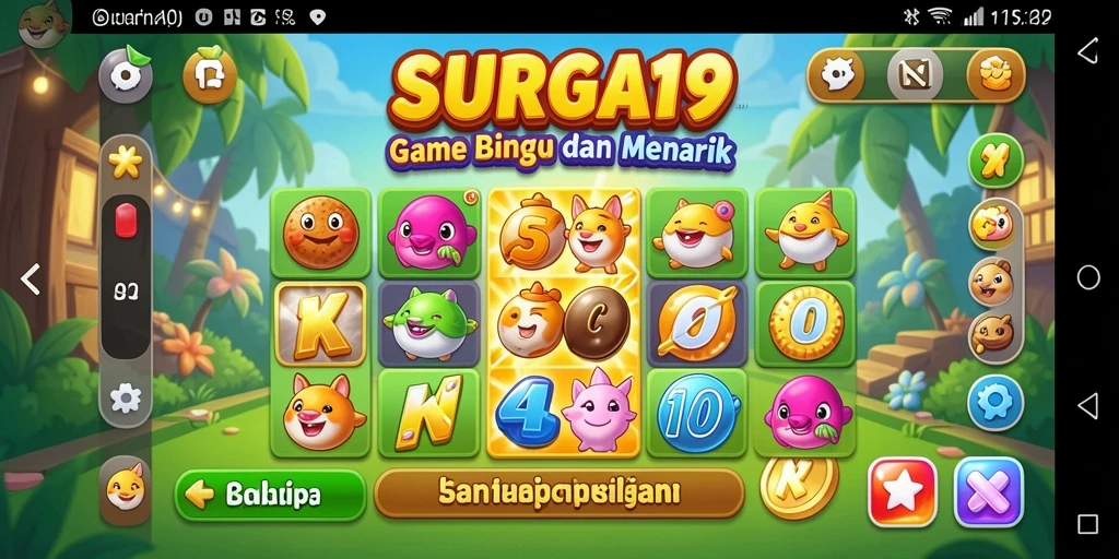 Screenshot gameplay SURGA19 menunjukkan aksi seru Bingo.